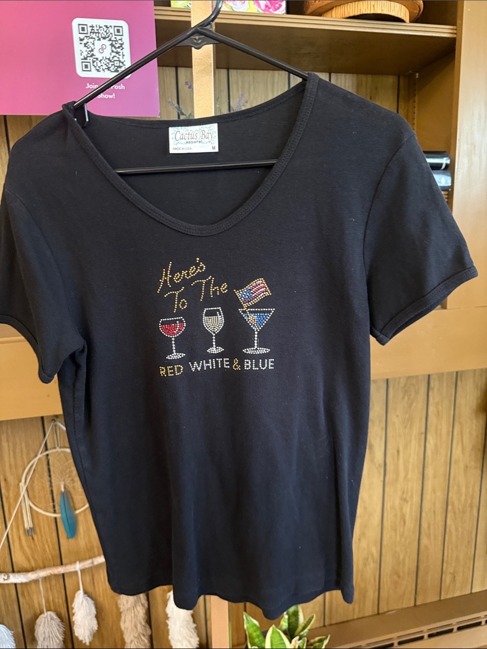 Cactus Bay Rhinestone Tee